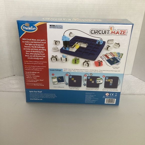 Thinkfun Ciruit Maze Electric Current Game - Picture 2 of 2